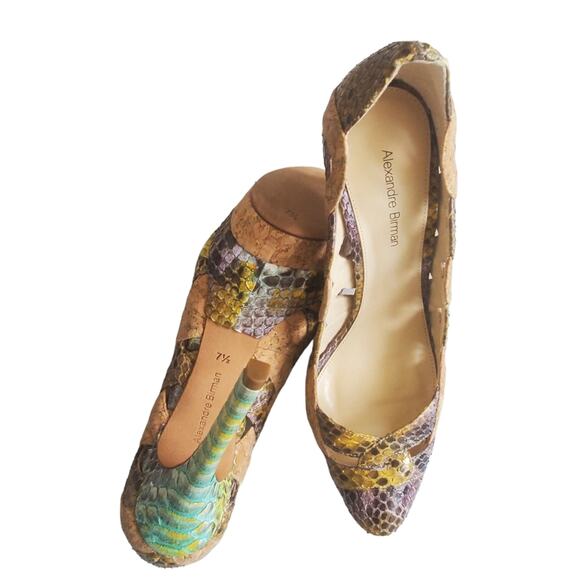 Alexandre Birman Python Platform Pump (7.5) - Picture 5 of 5